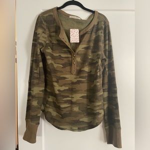 Free People Thermal Shirt